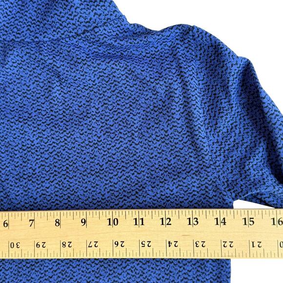 Athleta Blue Turtleneck Women's Small Lightweight Stretch - Picture 4 of 6